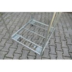 3-Heks rolcontainer, used.